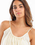 Tank top with adjustable straps